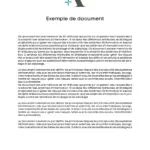 Première page de « Document »