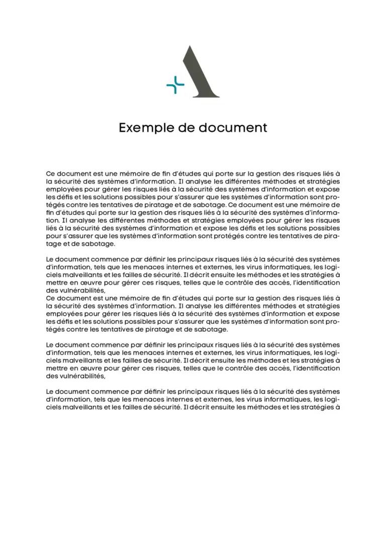 Première page de « Document »